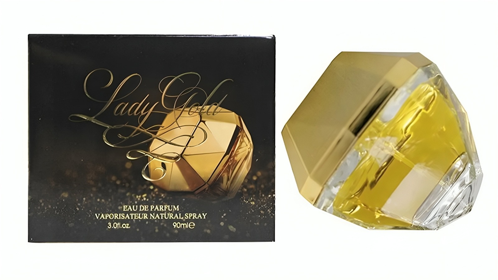 Lovali Lady Gold Eau de Parfum for Women - 90ml
