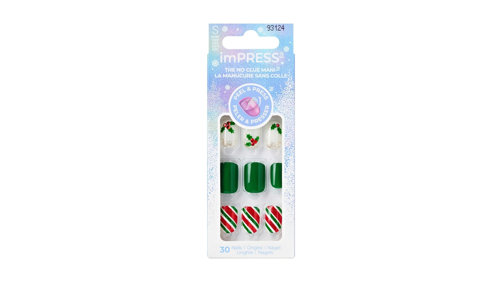 ImPress Festive Lights Christmas Holiday Press-On Manicure Nail