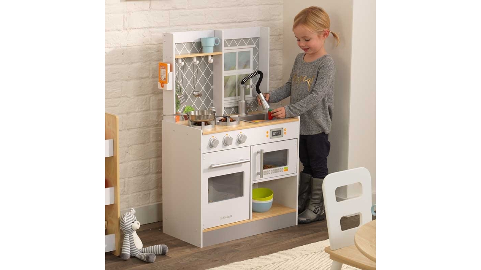 Kidkraft let's cook wooden play kitchen online