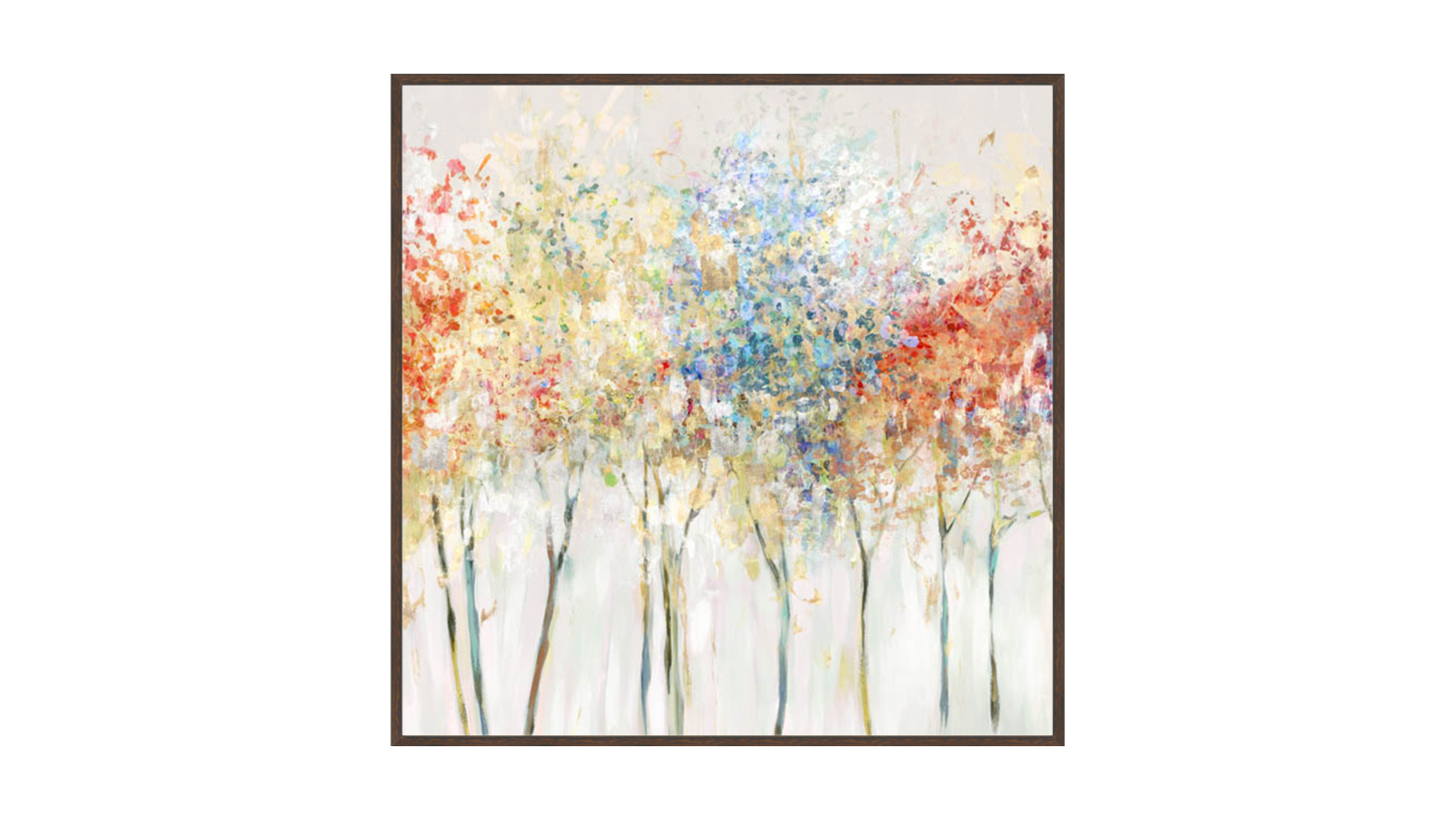 Beatific La Grolla Beatific III Walnut Gallery Wall Art - 103 x 103cm | Harvey ...