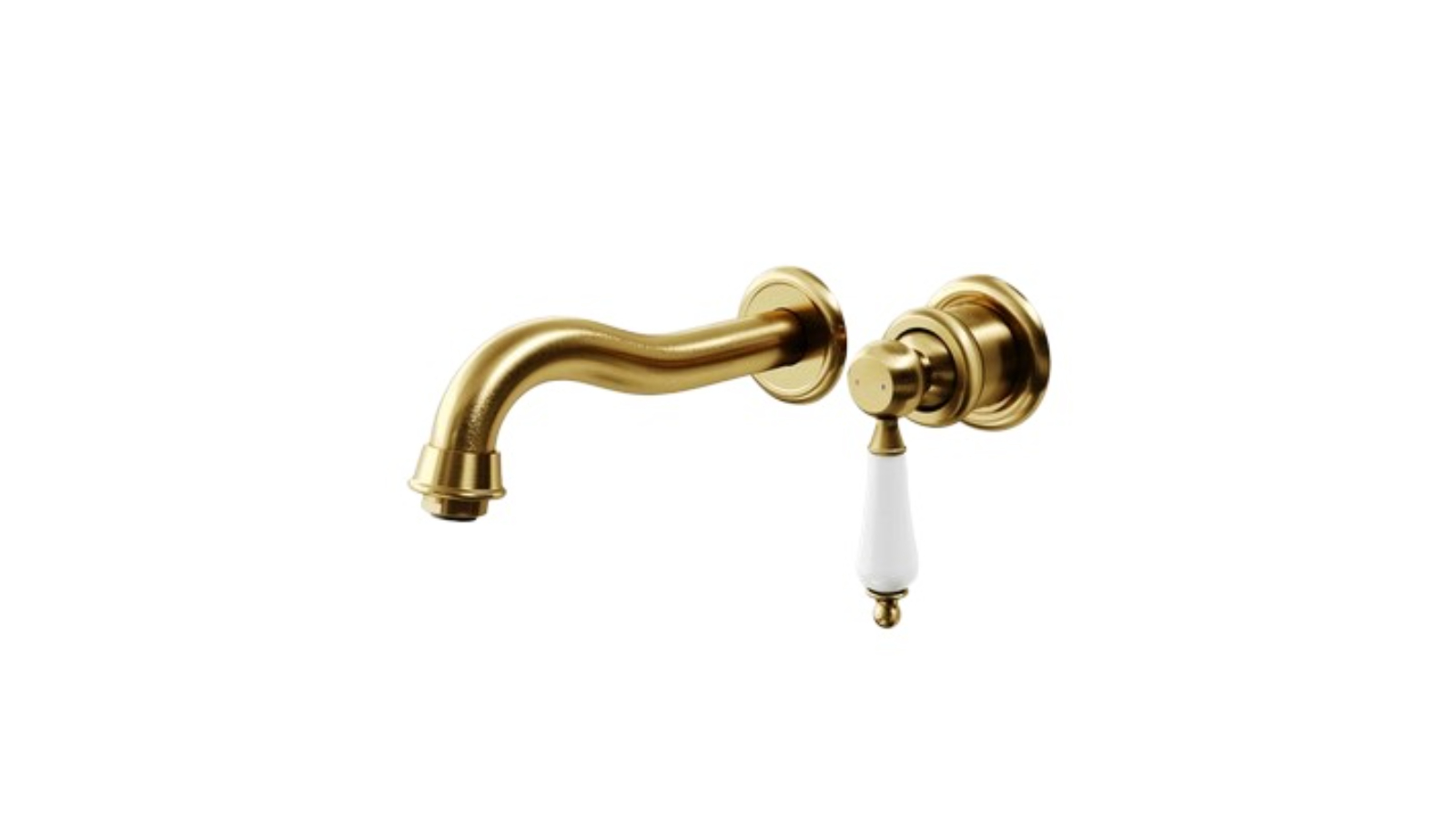 Villeroy & Boch Avia 2.0 Ceramic Wall Mounted Basin Trim - Brushed Gold