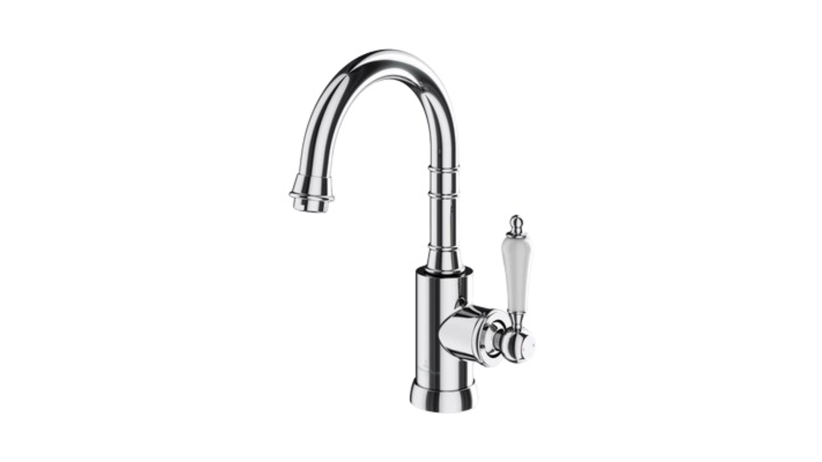 Villeroy & Boch Avia 2.0 Ceramic Gooseneck Basin Mixer - Chrome