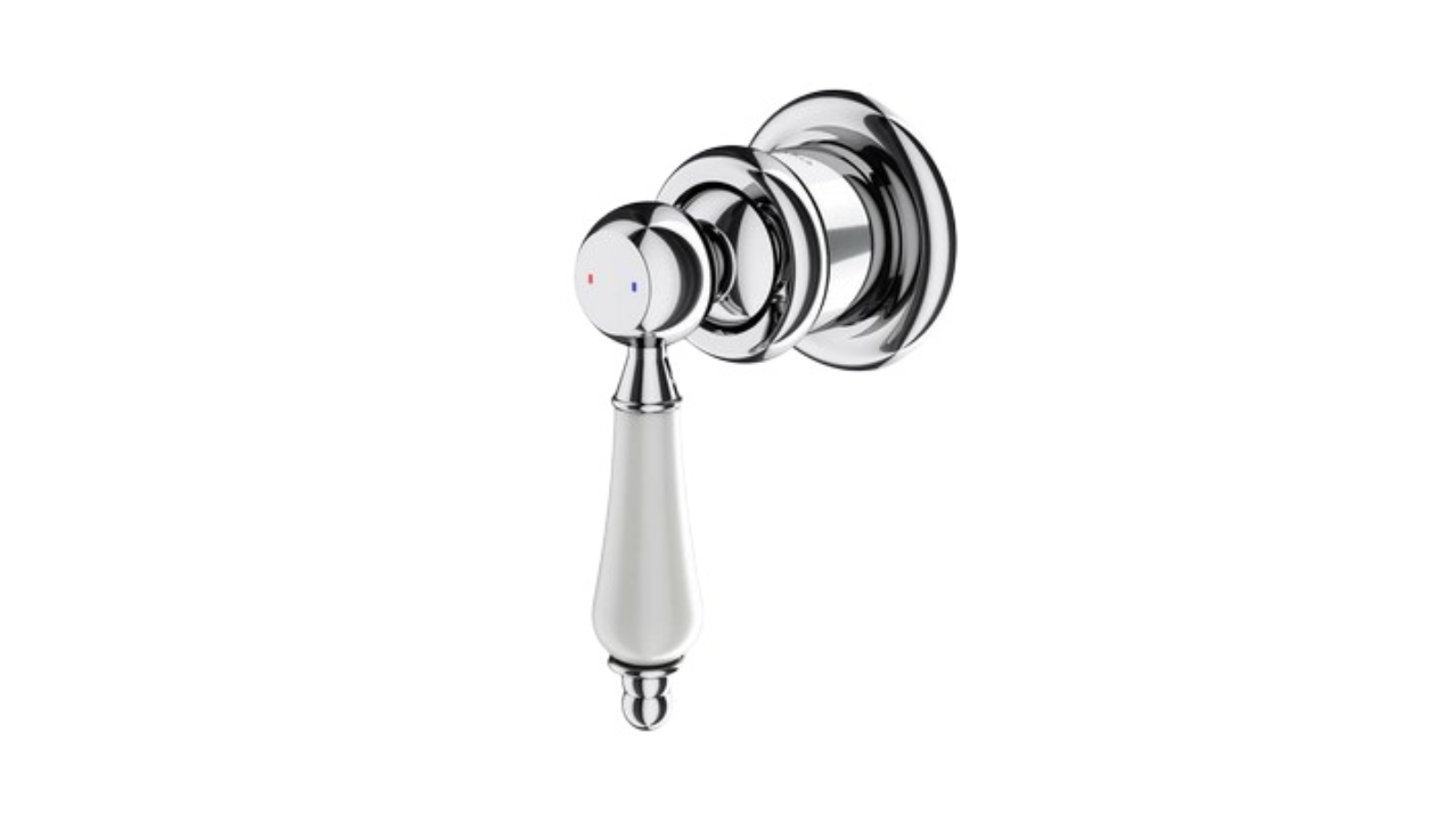 Villeroy & Boch Avia 2.0 Ceramic Lever Shower Mixer Trim Set - Chrome