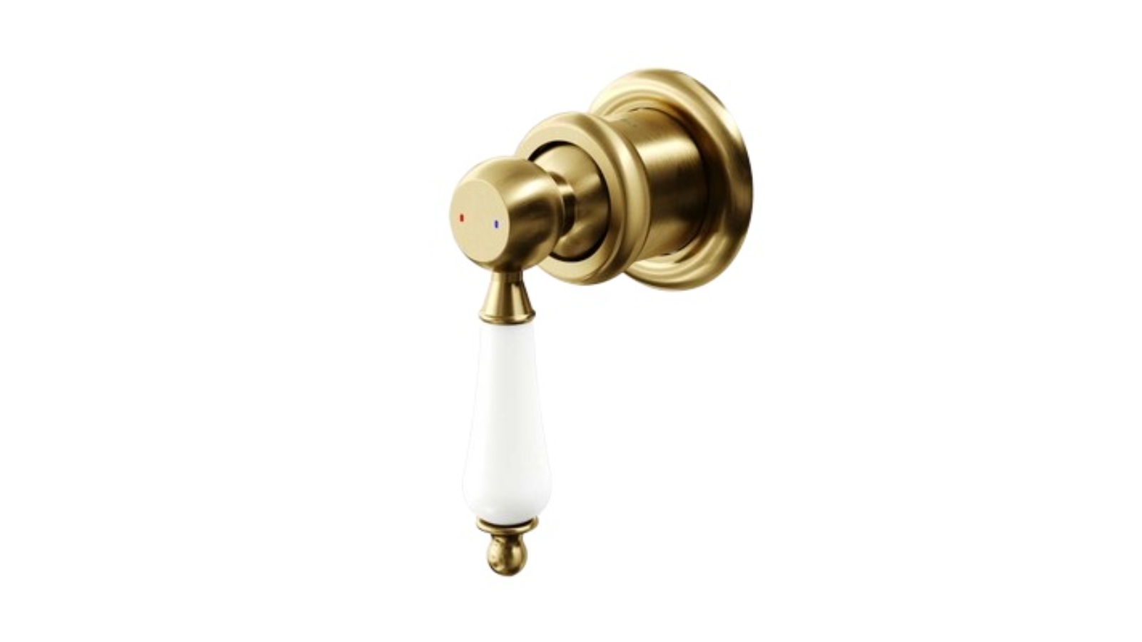 Villeroy & Boch Avia 2.0 Ceramic Lever Shower Mixer Trim Set - Brushed Gold