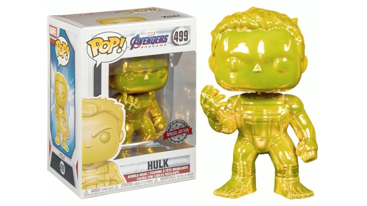 Marvel Avengers Endgame Hulk US Exclusive Pop Vinyl Yellow
