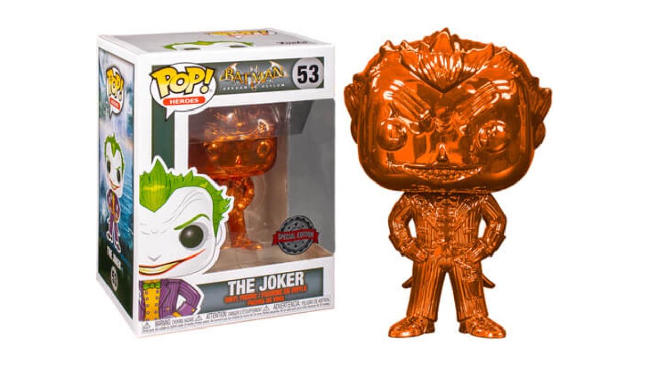Batman Arkham Asylum Chrome US Exclusive Pop Orange Harvey Norman