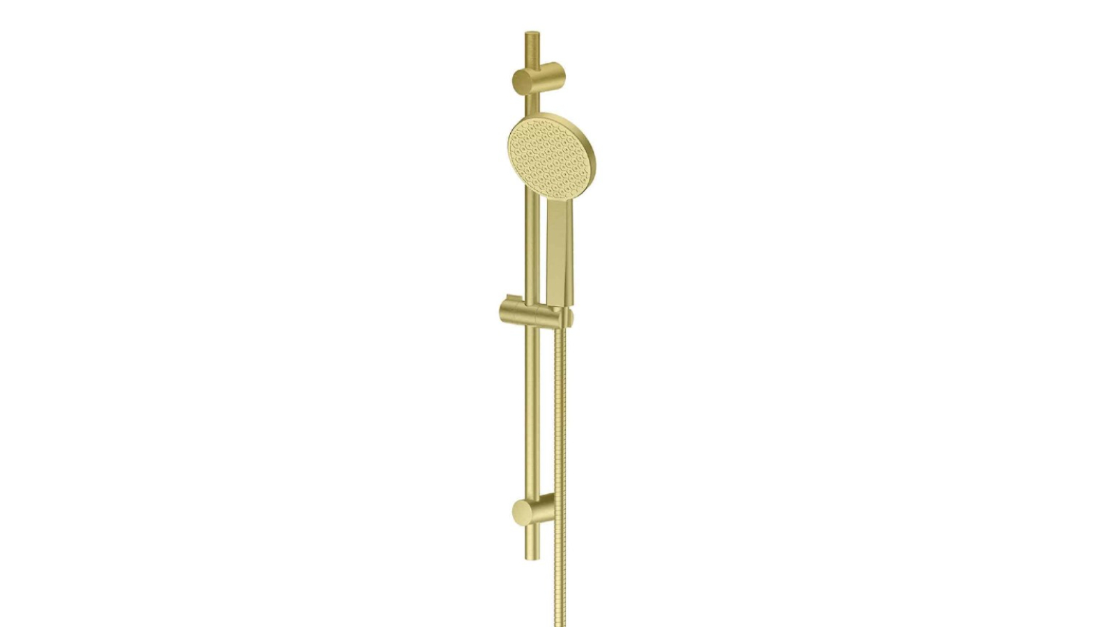 Greens Glide RainBoost Adjustable Rail Shower - Brushed Brass