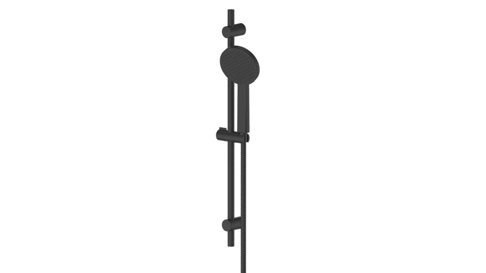 Greens Glide RainBoost Adjustable Rail Shower - Matte Black