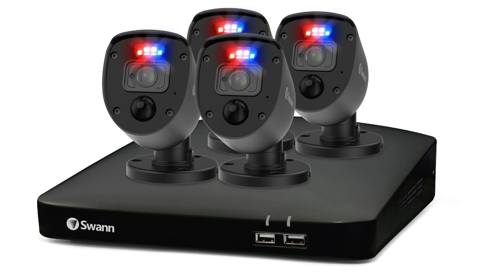 Swann Enforcer 4 Channel 1080p FHD DVR Security System with 4
