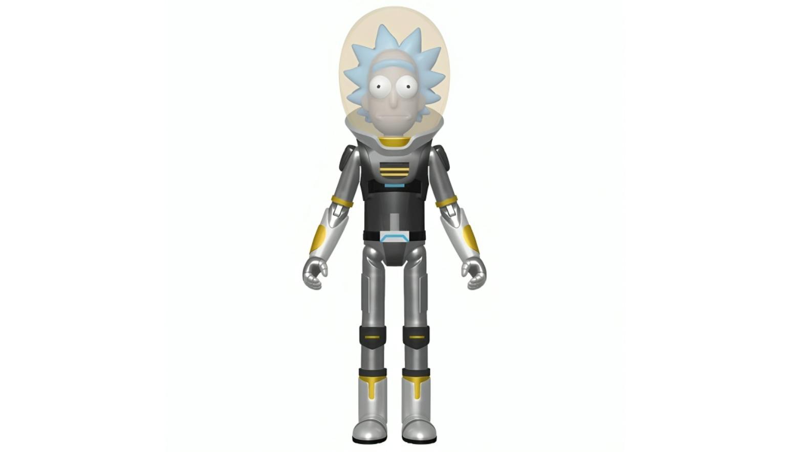 TV Show Space Suit Rick Metallic US Exclusive Action Figure