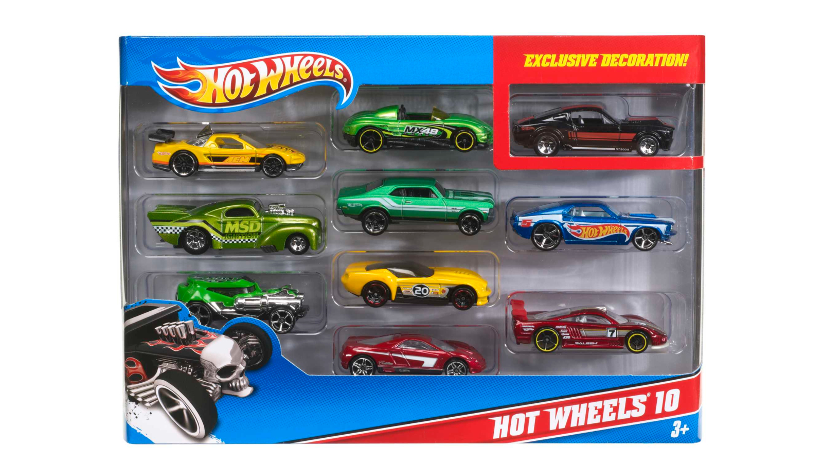 Hot Wheels Pack of 10 Car | Harvey Norman