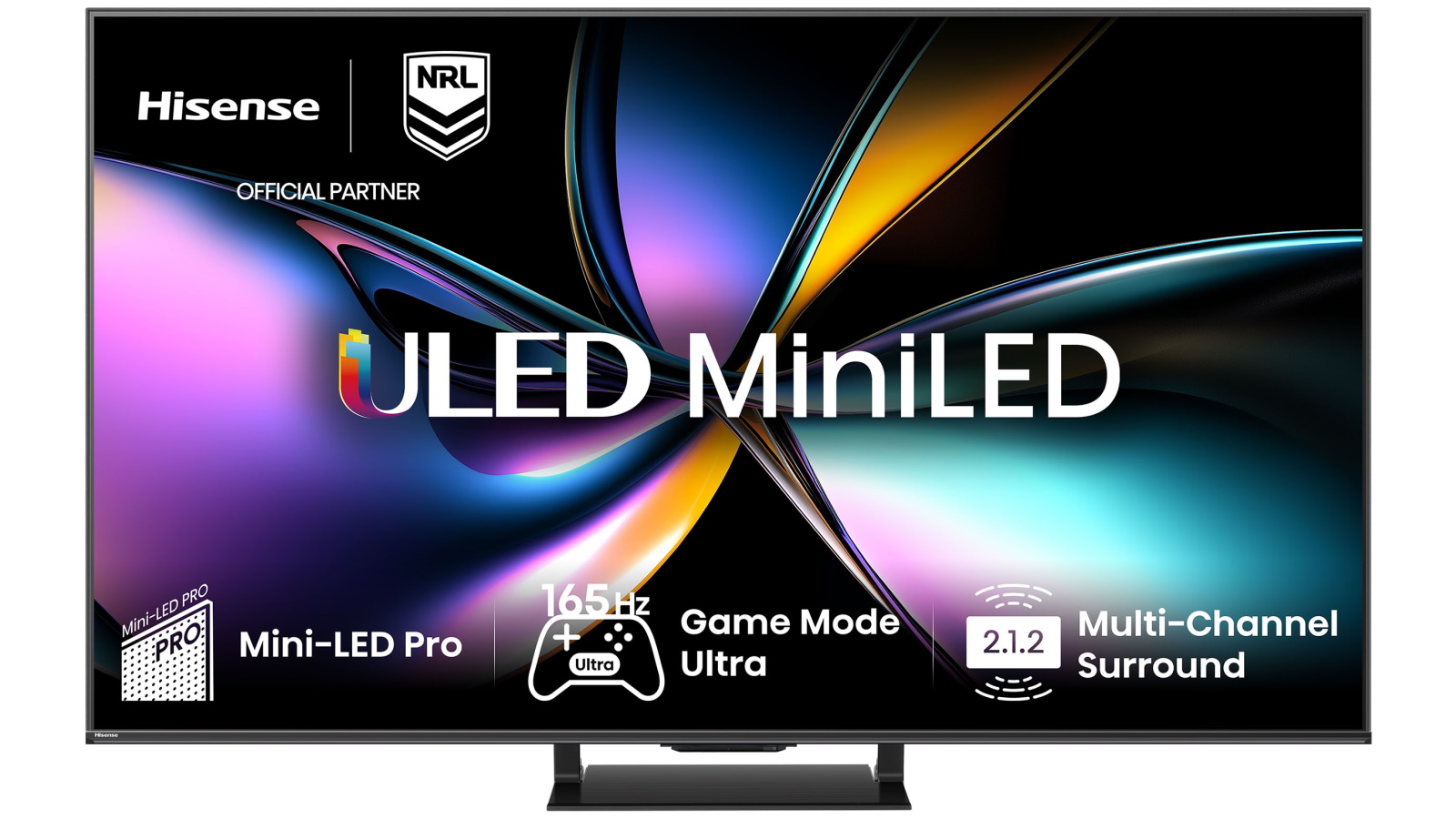 Hisense 65-inch U7QAU 4K ULED Mini LED Smart TV | Harvey Norman