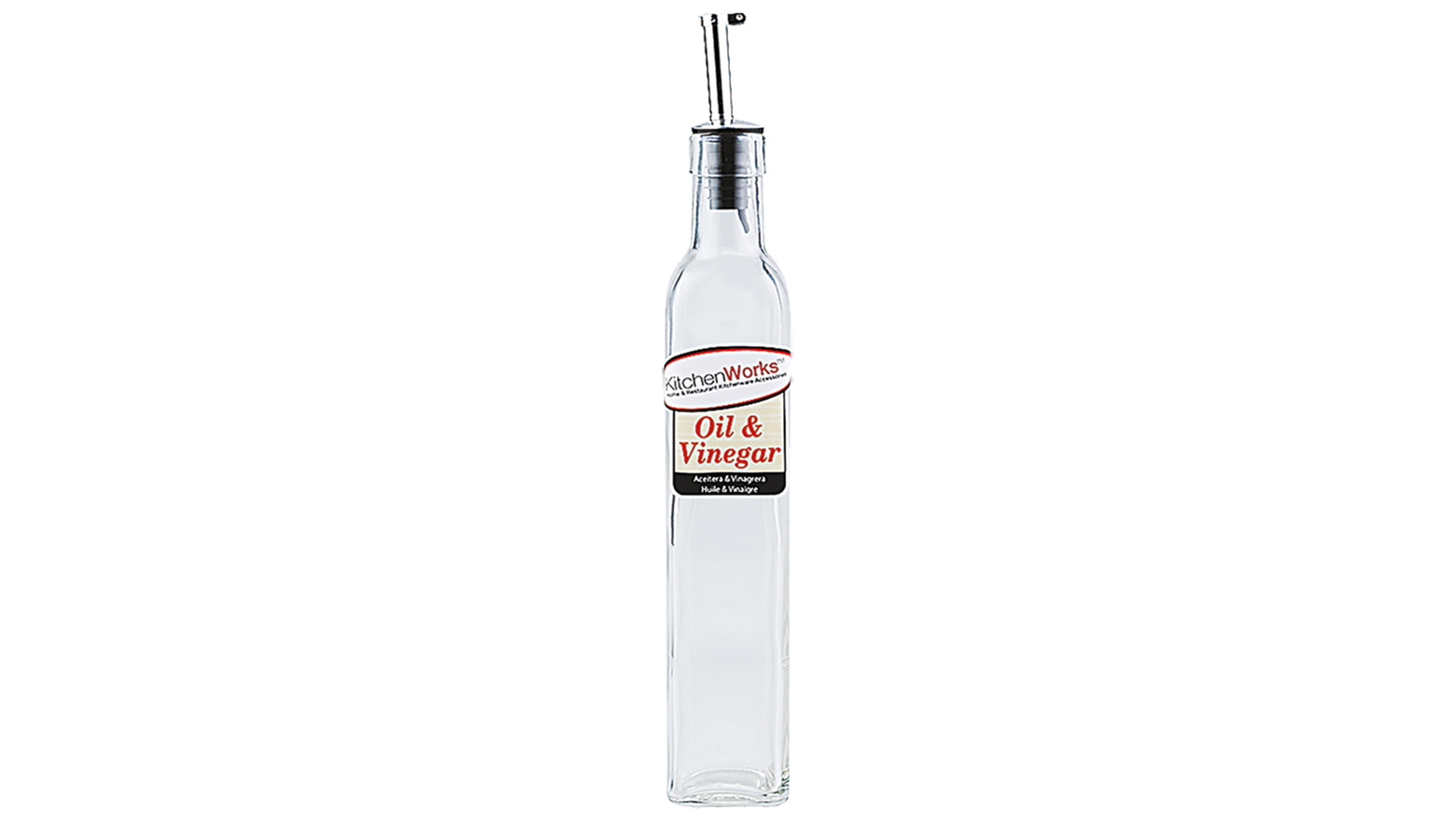 Kitchenworks 500ml Large Oil/Vinegar Bottle