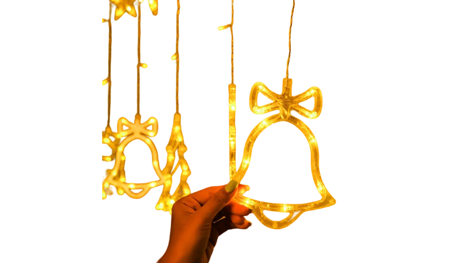 NNETM Merry and Bright Christmas Curtain Illumination
