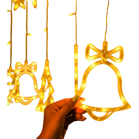 NNETM Merry and Bright Christmas Curtain Illumination