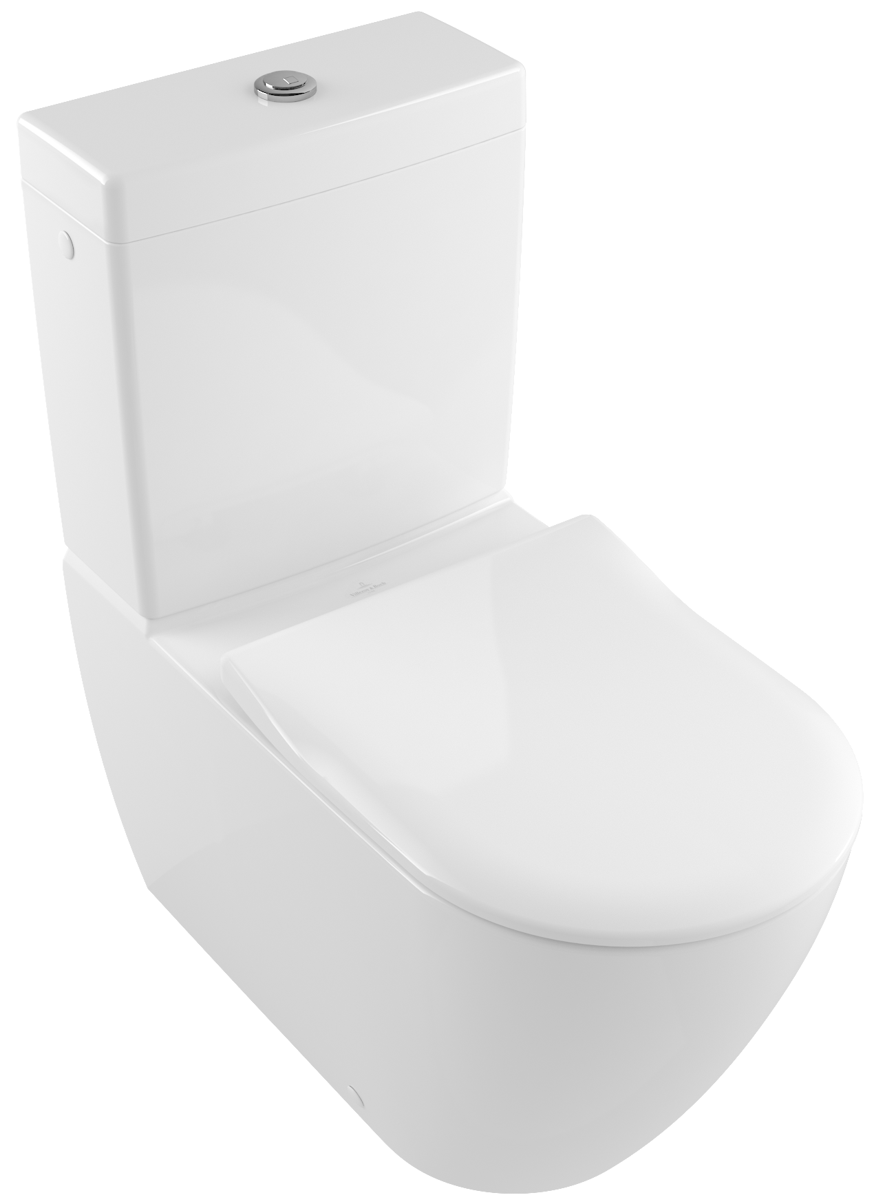 Villeroy & Boch Subway 2.0 DirectFlush Back to Wall Toilet with Slim Seat - S Trap