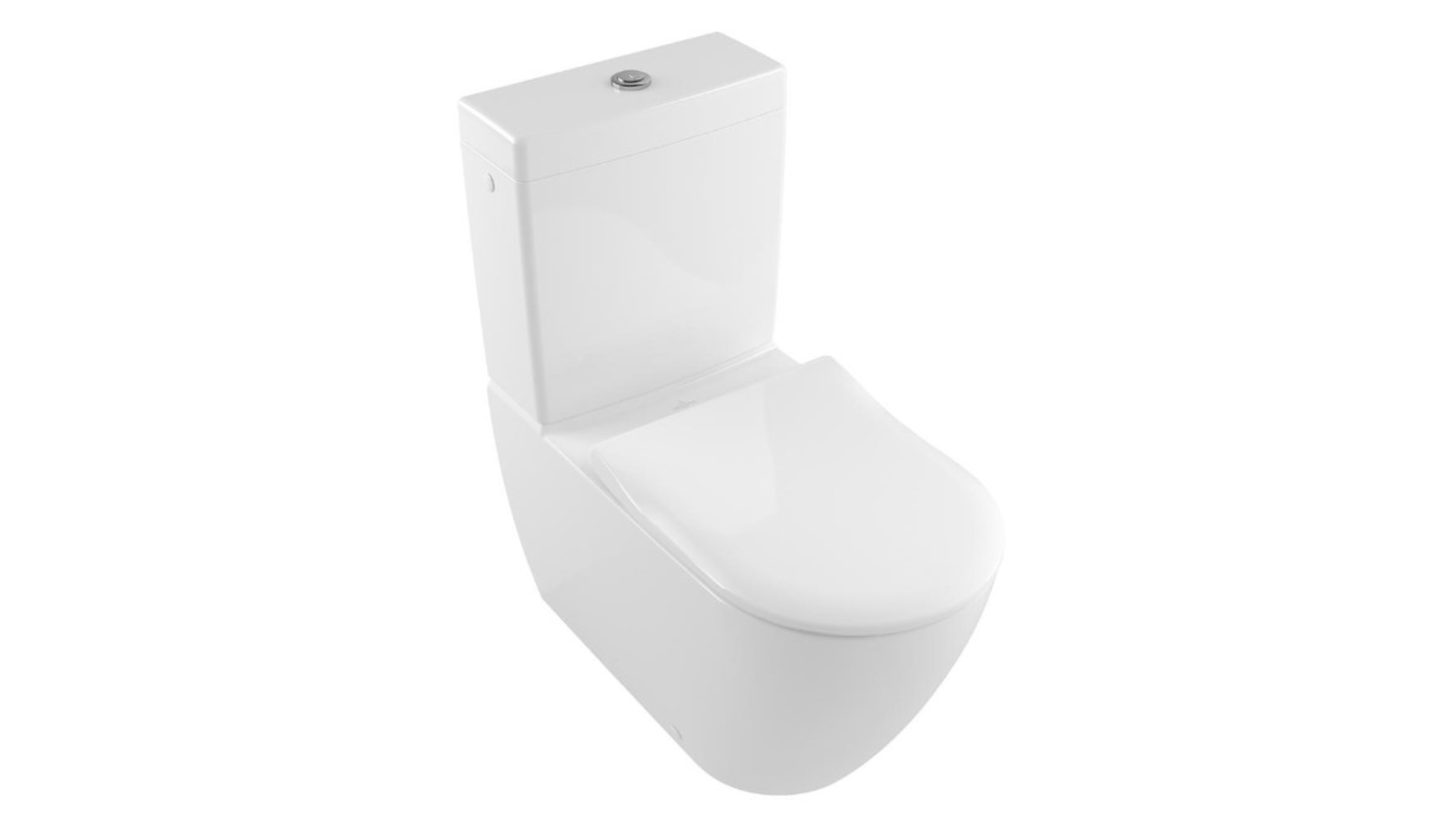Villeroy & Boch Subway 2.0 Direct Flush Back to Wall Toilet with Slim Seat - White