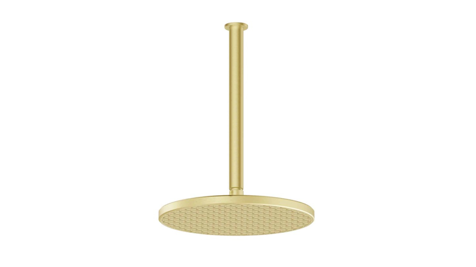 Greens Glide RainBoost Ceiling Shower - Brushed Brass