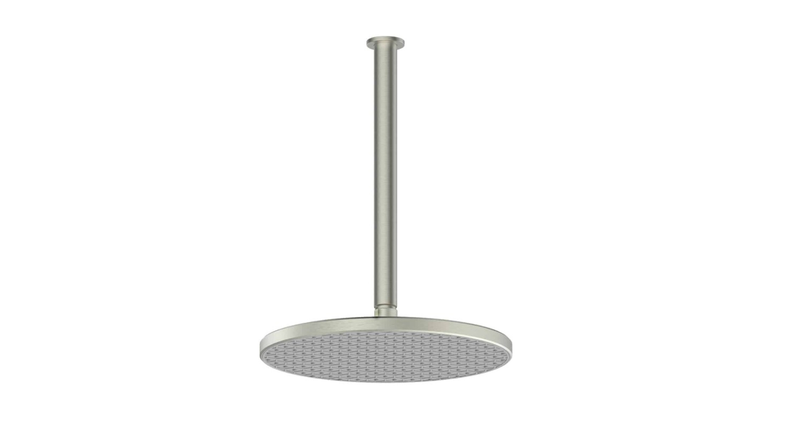 Greens Glide RainBoost Ceiling Shower - Brushed Nickel