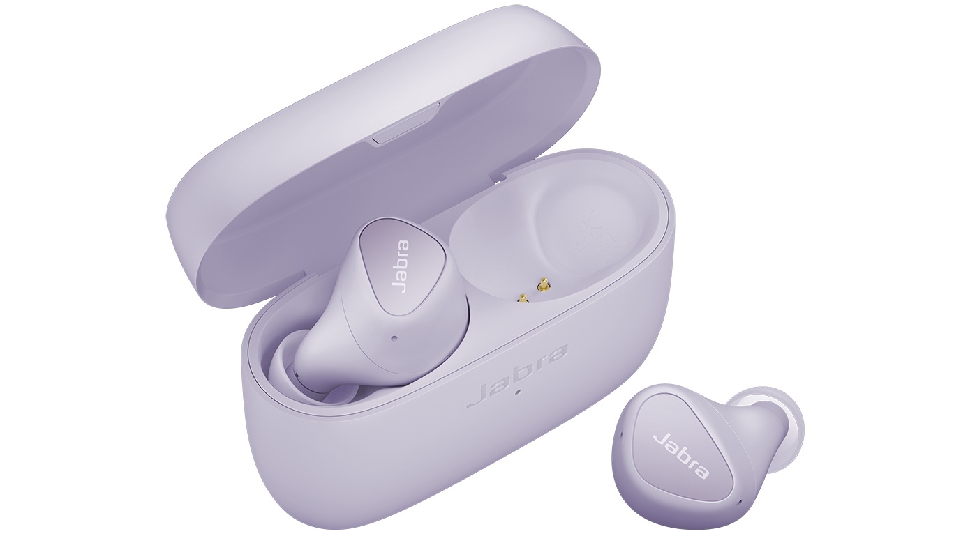 Jabra Elite 4 True Wireless Earbuds - Lilac | Harvey Norman