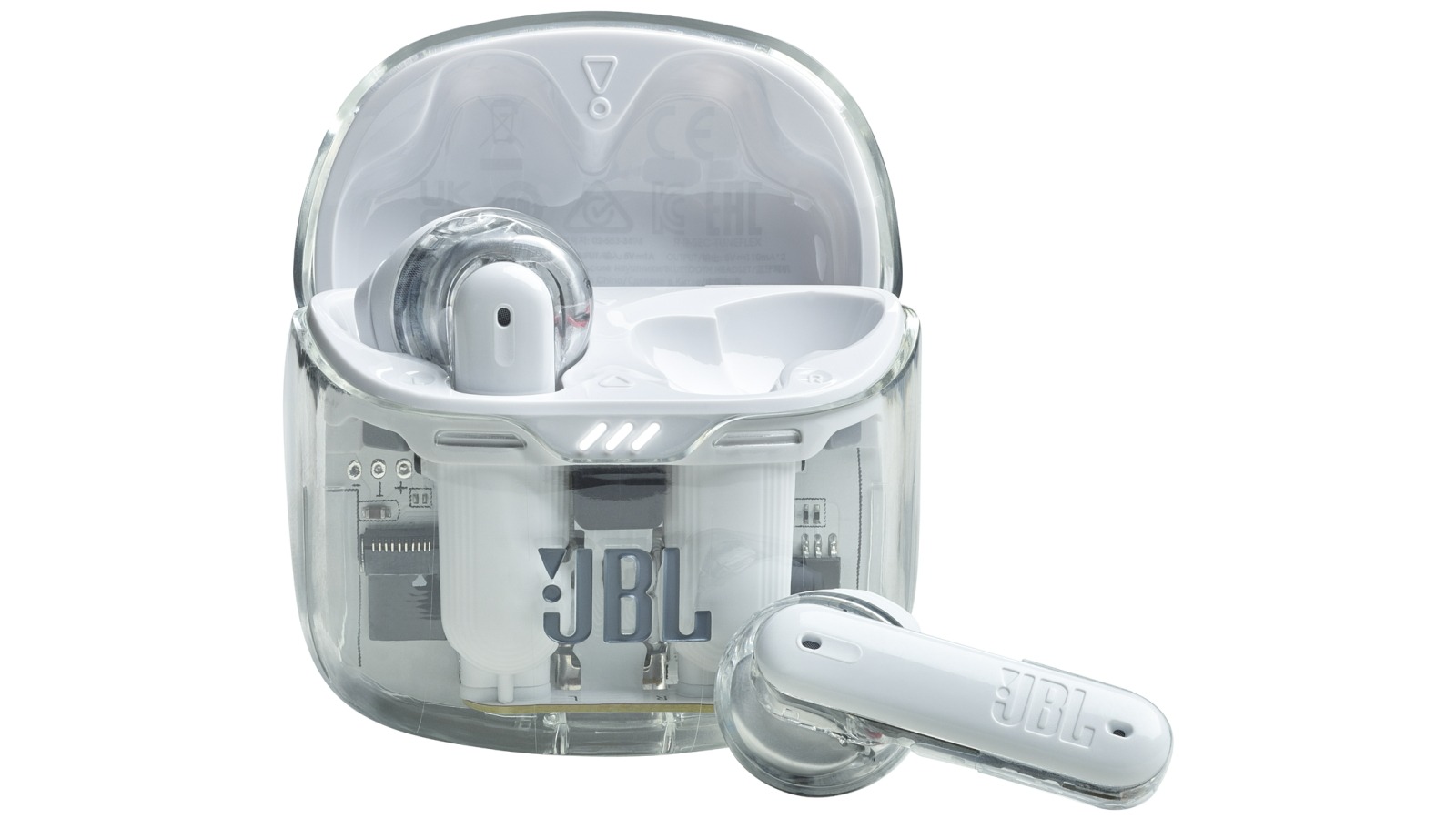 JBL Tune Flex Ghost Edition True Wireless Noise Cancelling Earbuds - White