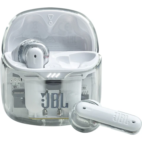 JBL Tune Flex Ghost Edition True Wireless Noise Cancelling Earbuds - White