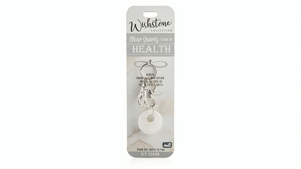 Latest Buys Clear Quartz Key Charm