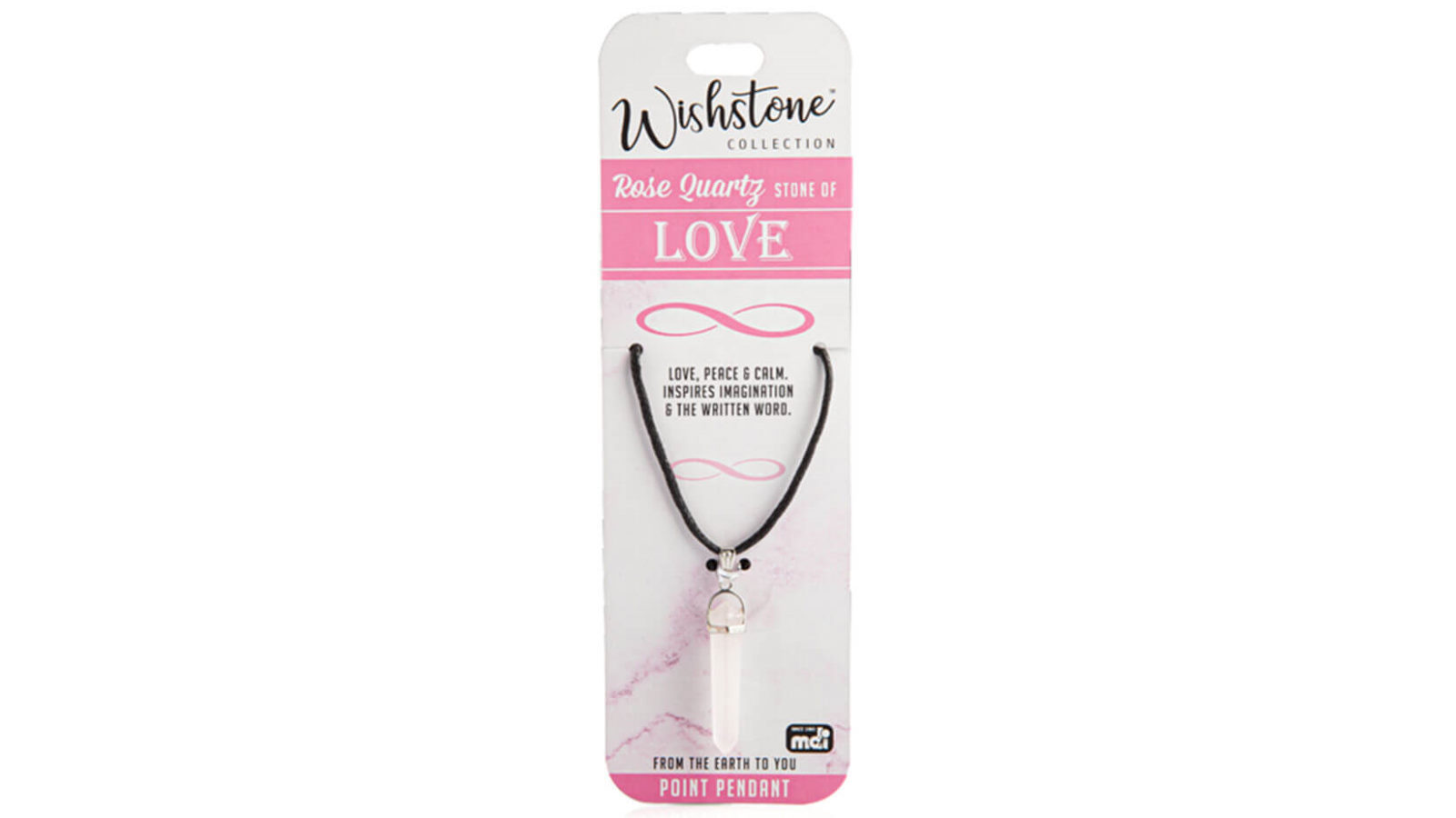 LatestBuy Rose Quartz Point Pendant
