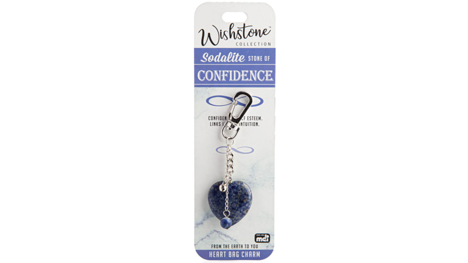LatestBuy Sodalite Heart Bag Charm