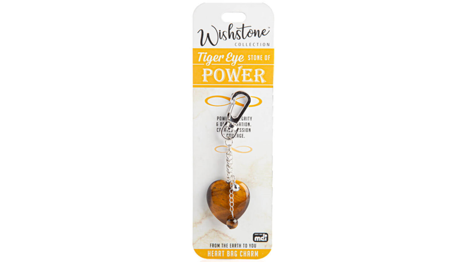 LatestBuy Tiger Eye Heart Bag Charm