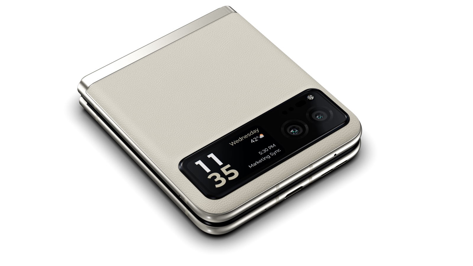 Motorola Razr 40 256GB - Vanilla Cream | Harvey Norman