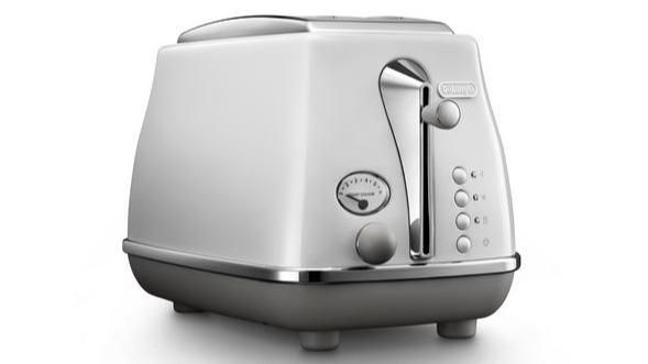 DeLonghi Icona Capitals Slice Toaster Sydney White Harvey Norman