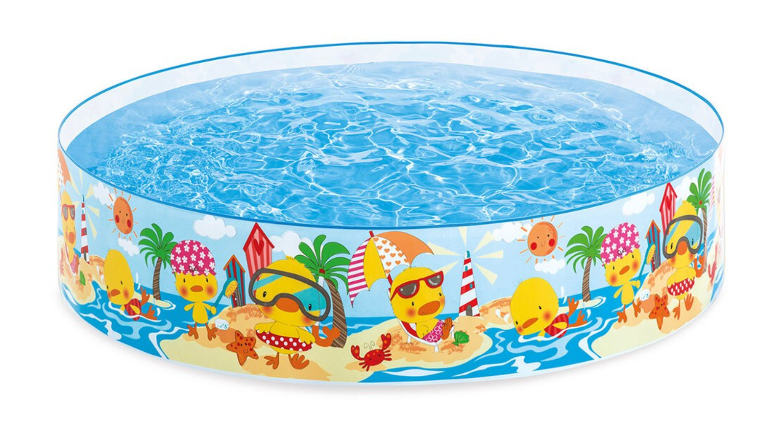 Intex Kids Round Ducking Snapset Swimming Pool