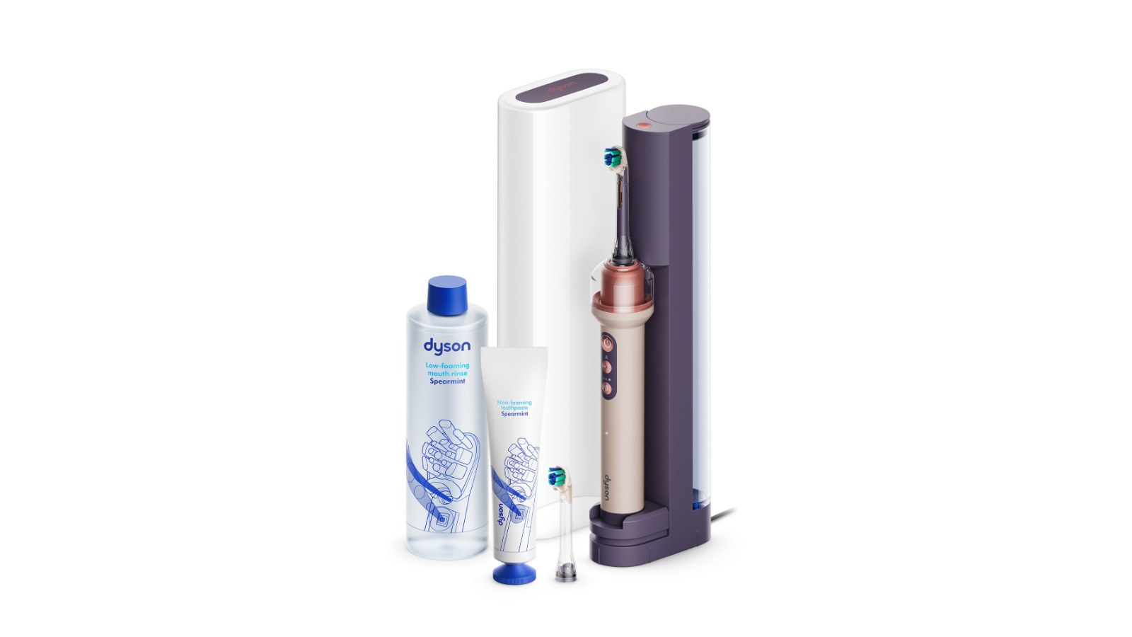 Dyson CameraJet Electric Toothbrush with Flosser Starter Kit - Ceramic Pink