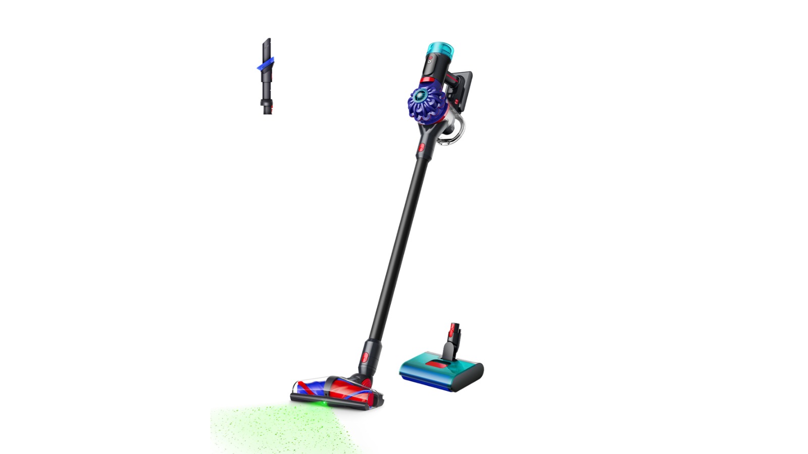 Dyson V10 Konical Plus Wash-Head Stick Vacuum Cleaner - Black