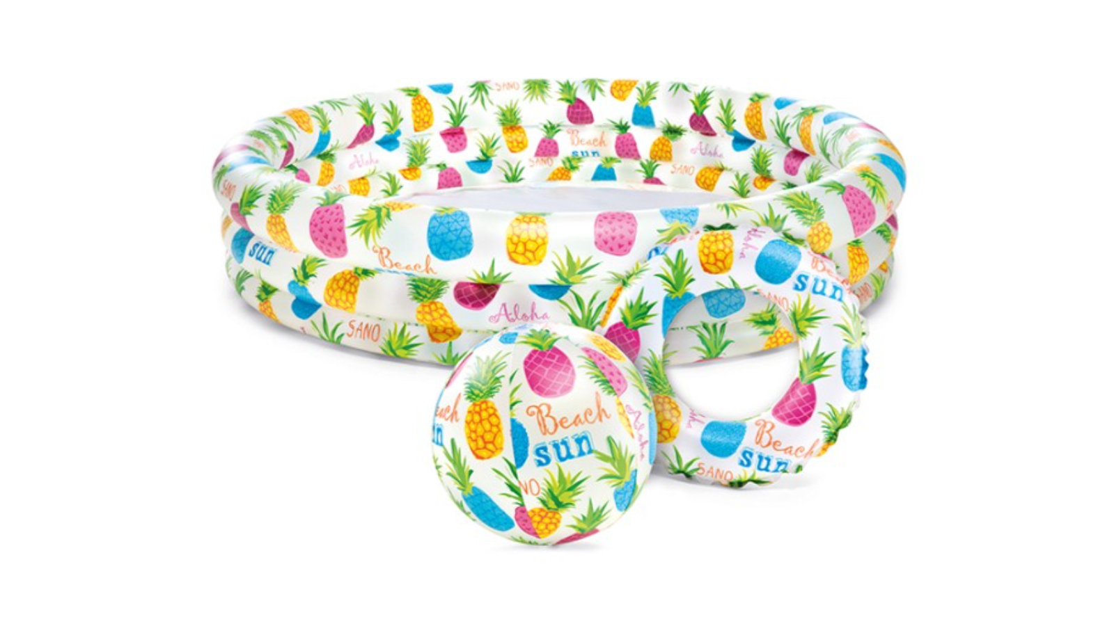 Intex Kids Pineapple Splash Swimming Pool Toy Set
