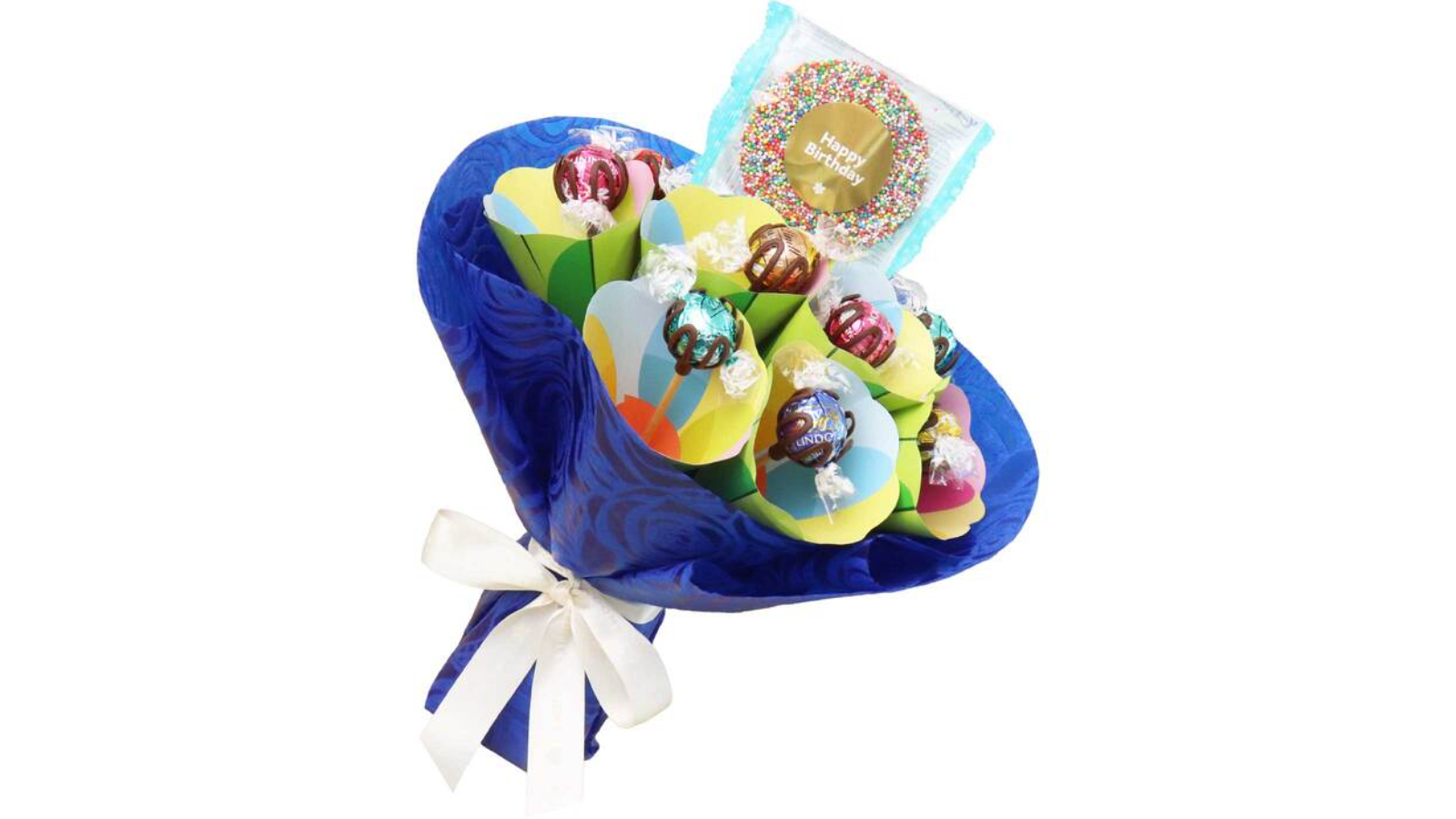 Edible Blooms Best Birthday Cake and Bouquet Gift Hamper