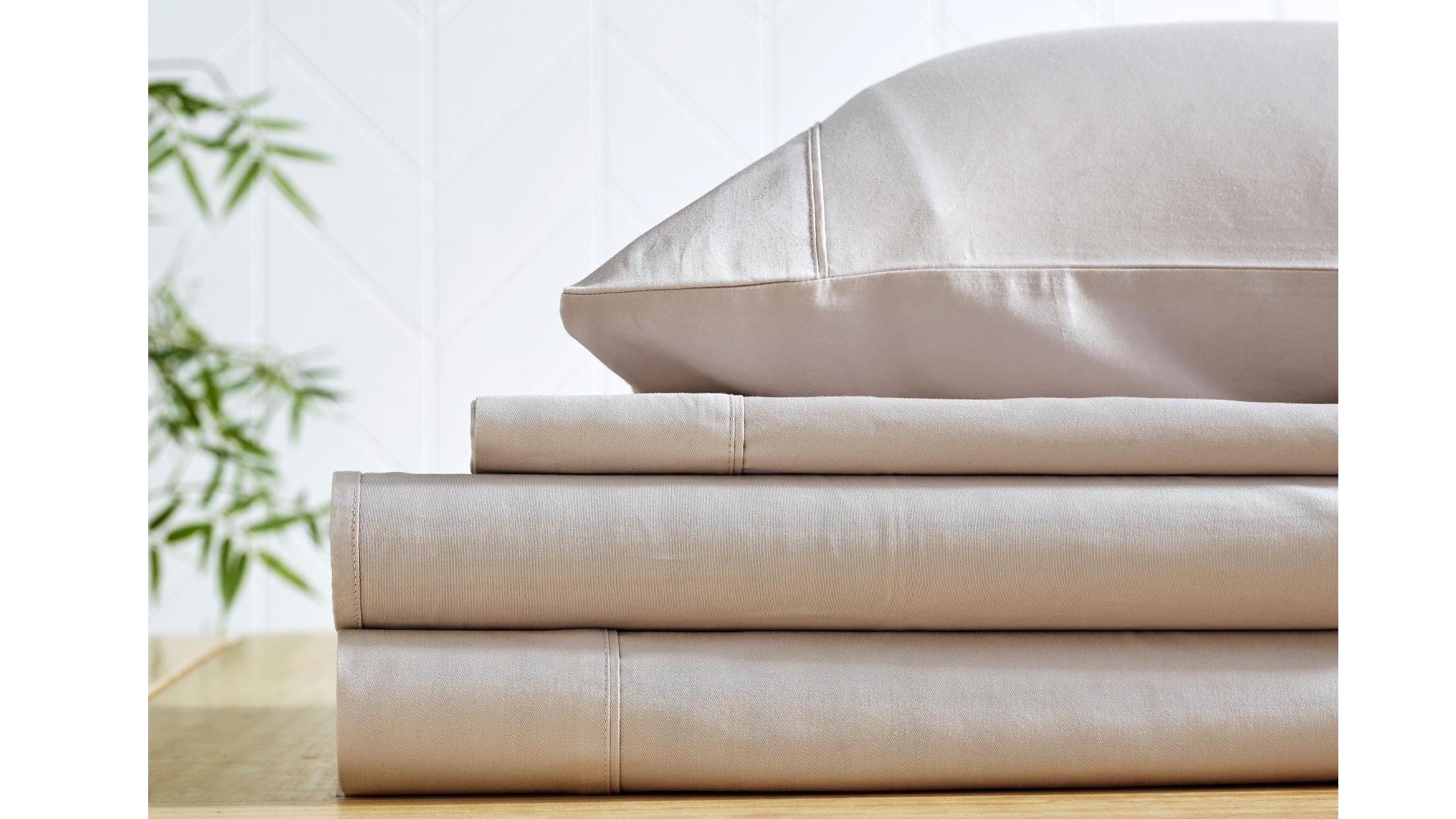 L'Avenue 300 Thread Count Stone Sheet Set  