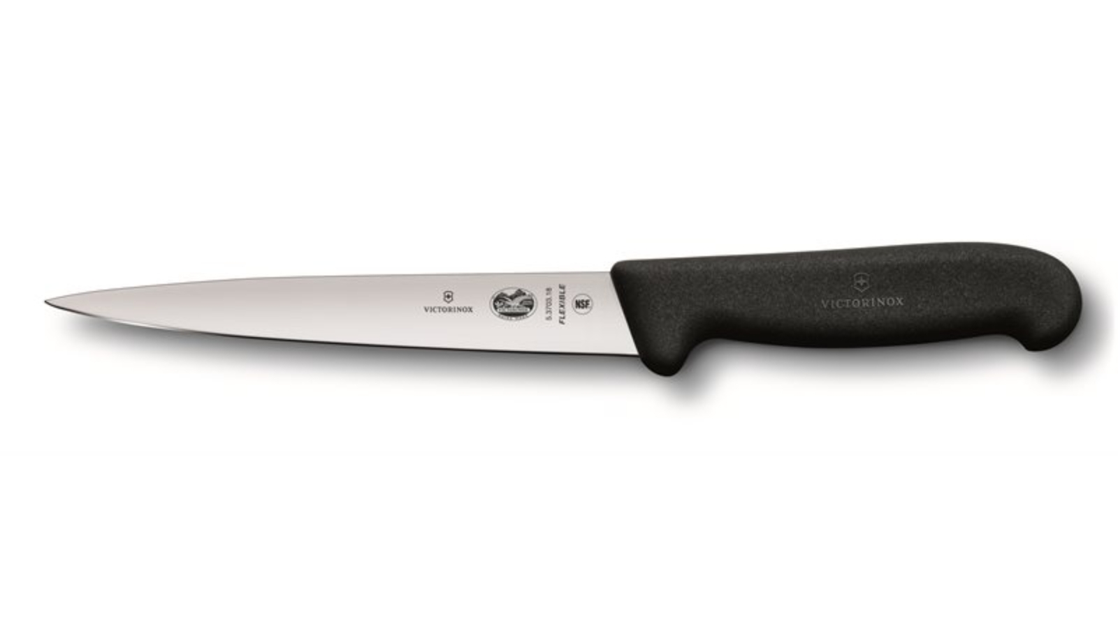 Victorinox Fibrox Flexible Blade Filleting Knife Black - 20cm 