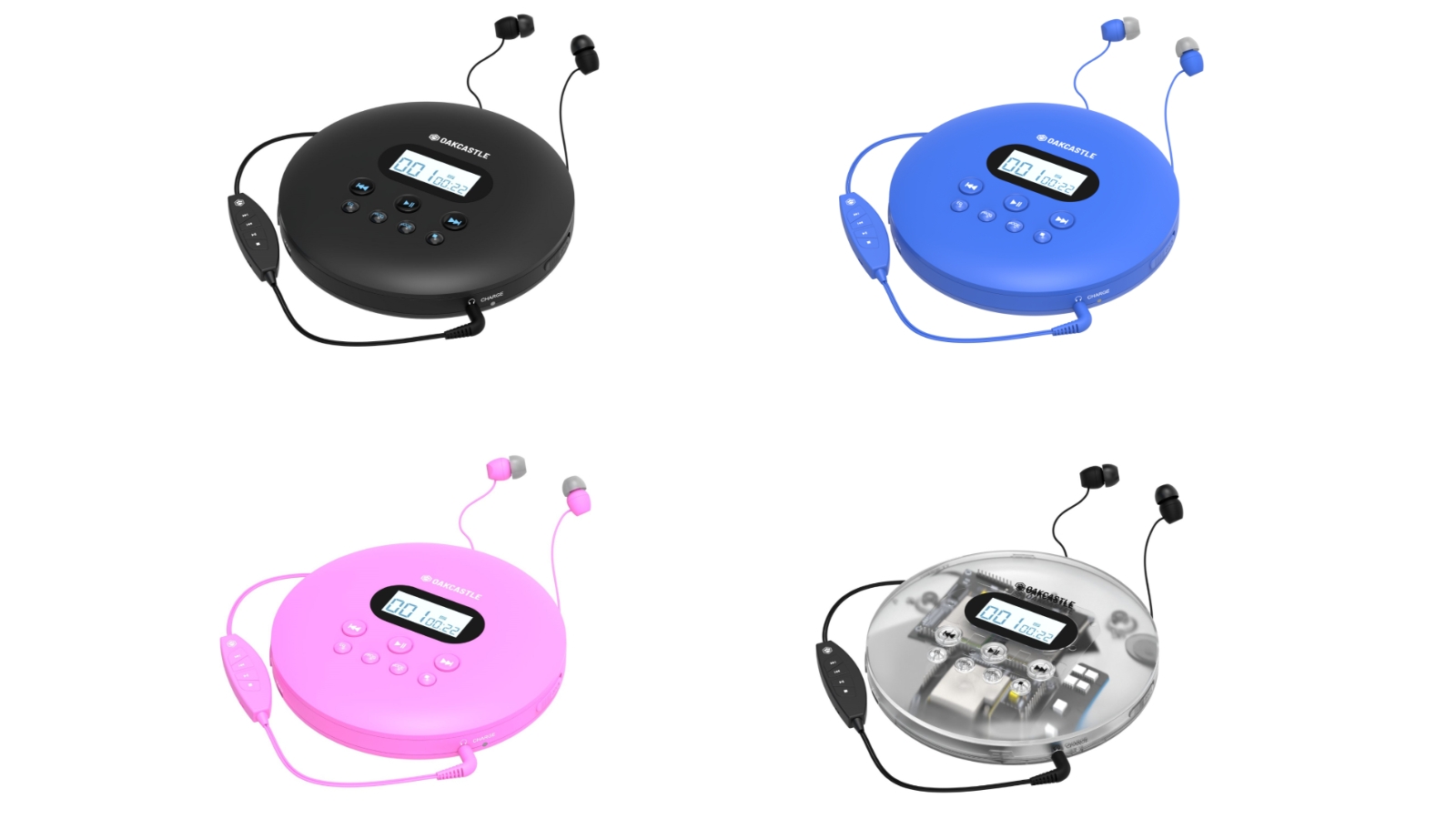 Majority Oakcastle CD100 Bluetooth Portable CD Player Harvey Norman