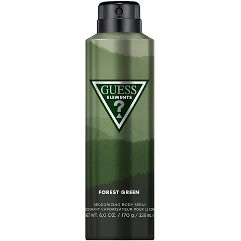 Guess Elements Forest Green Deodorising Body Spray - 226ml