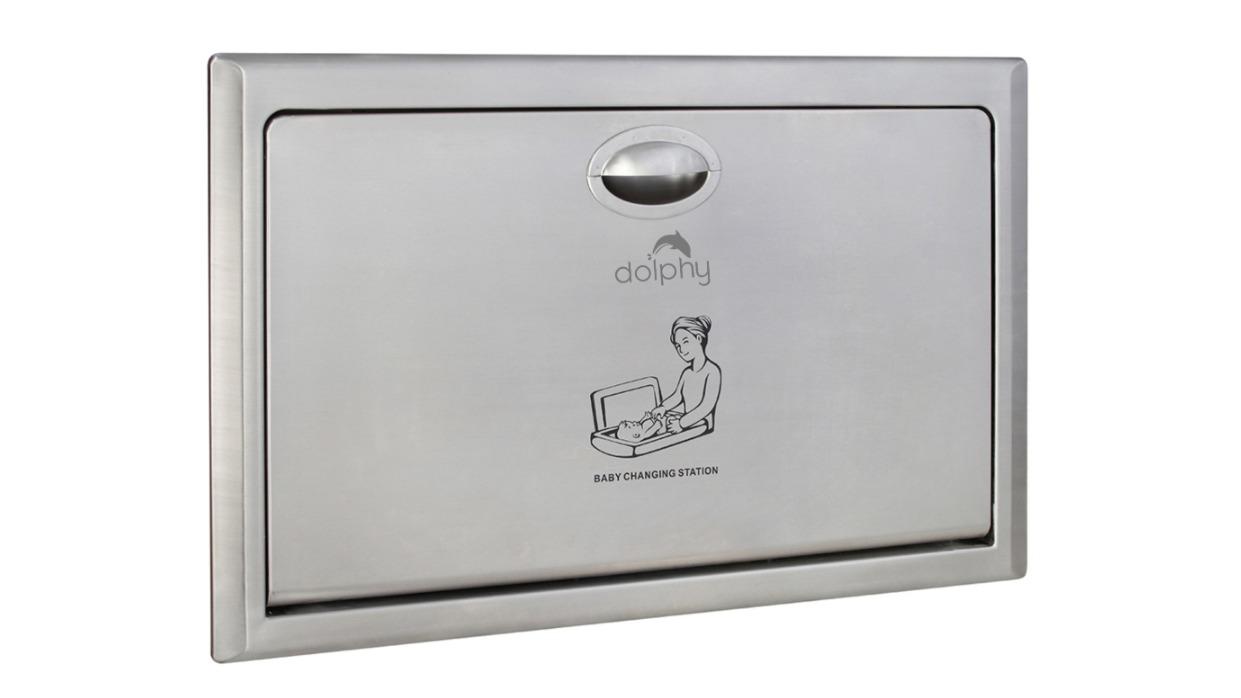 Dolphy Stainless Steel Recessed Baby Change Station