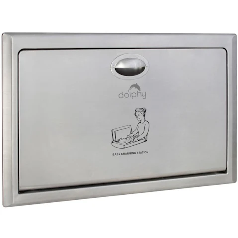 Dolphy Stainless Steel Recessed Baby Change Station