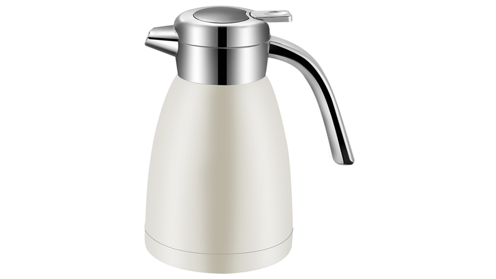 Soga Insulated Stainless Steel Kettle 2.2 Litre Thermal Jug - White