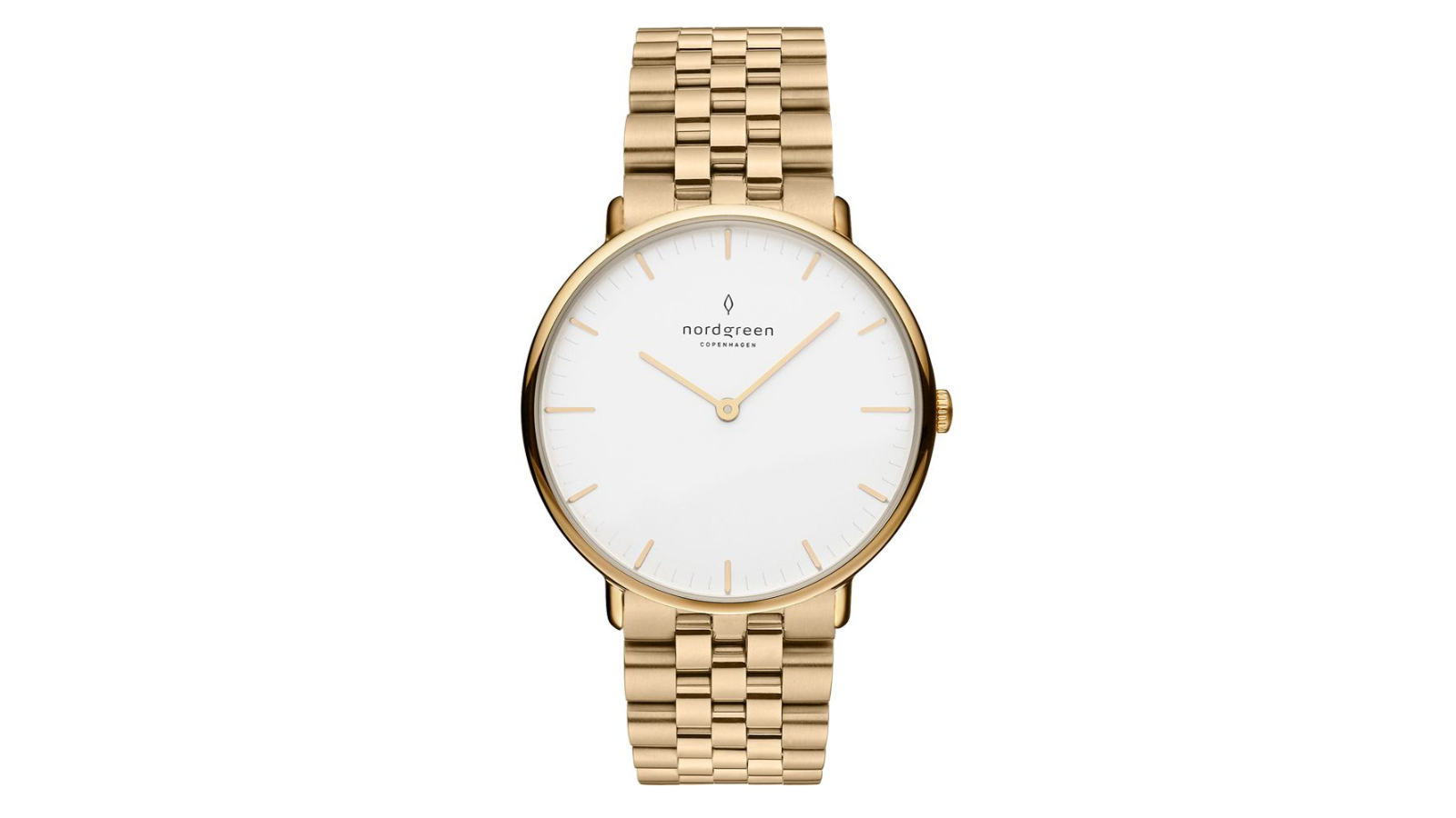 Nordgreen Women's Native 5 Link Gold Watch - 3.2cm