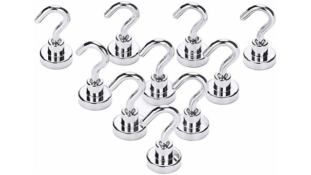 Serrano 10x Strong Rare Earth N38 Neodymium Magnetic Hanger Holder - 10kg