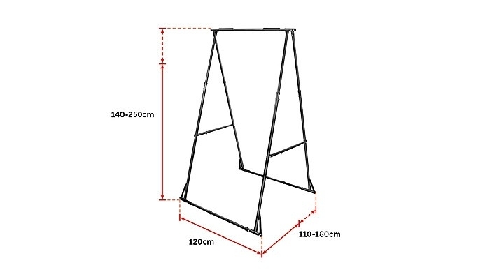 Serrano Pullup Bar Free Standing Pull up Stand Sturdy Frame Indoor