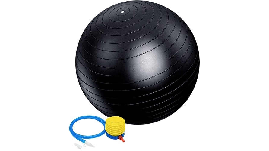 Serrano Static Strength Exercise Stability Ball with Pump - 75cm