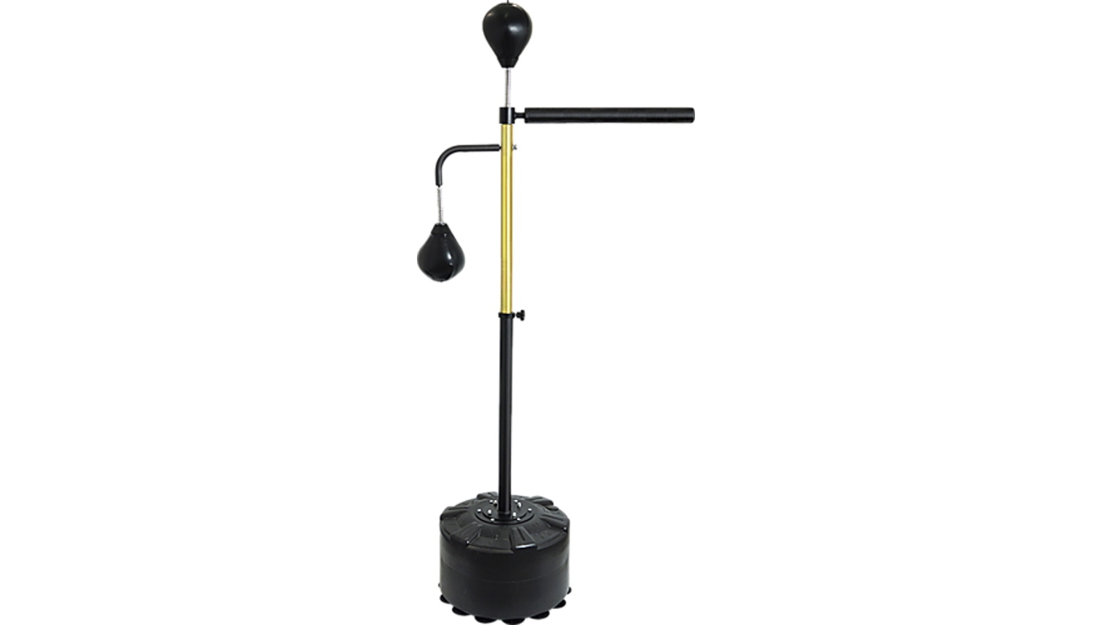 Serrano Free Standing Punching Bag Speedball Boxing Reflex Training Target Dummy Gym - Black