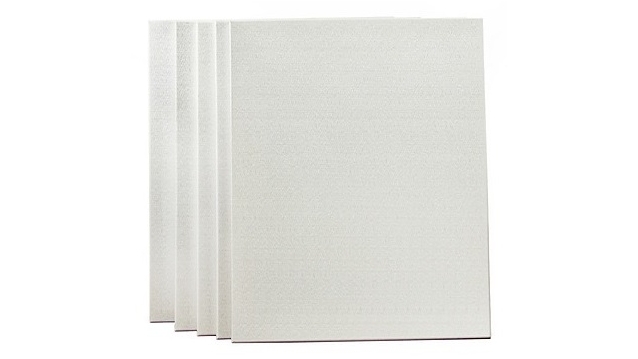 5 pack of 50x60cm Artist Blank Stretched Canvas Canvases Art Large White  Range Oil Acrylic Wood